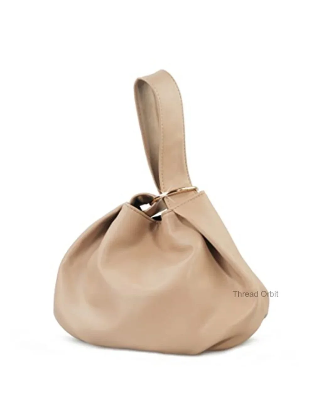 Soft Vegan Leather Hobo Top Handle Bag Clutch Tote
